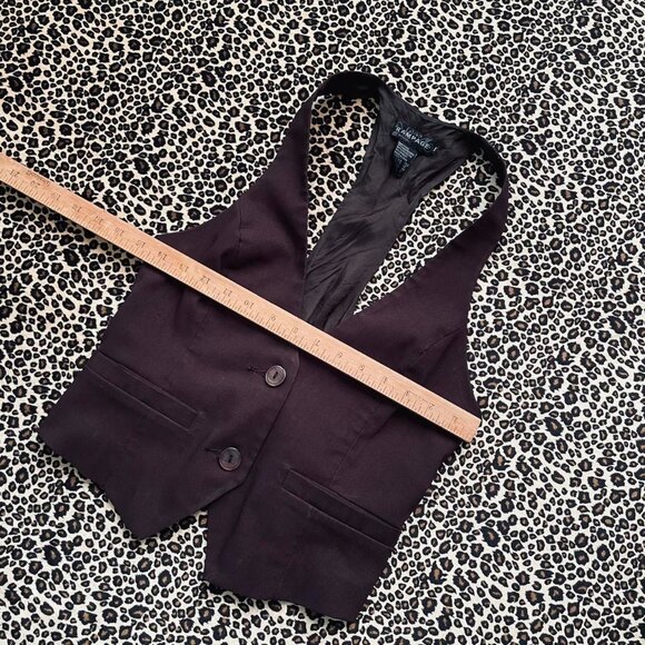 vintage brown crop vest - Picture 5 of 7